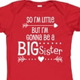 thumbnail image 4 of Inktastic So I'm Little, but I'm Gonna Be a Big Sister Girls Baby Bodysuit, 4 of 5