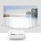 thumbnail image 4 of Proyector portátil V1 Tamaño de pantalla de 50-200 pulgadas con interfaces HD/AV/USB Vida útil de 30 Irfora Básico/Blanco, 4 of 7