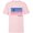 Soft Pink, variant on Star Wars Millennium Falcon Stars and Stripes American Flag - Short Sleeve T-Shirt for Kids - Customized-White