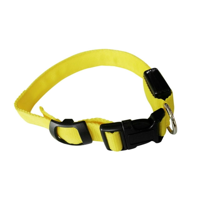 Collar luminoso intermitente Methold USB recargable para perro LED seguridad al aire libre XS S M L XL