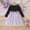 Black, variant on Girls' Iridescent Dress Black and Lavender Long Sleeve Party Dress for Kids Kids 3-10 Years, Soft Stretchy Bow Accent,Size 3-4 T