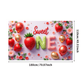 thumbnail image 2 of Pink Design First Birthday Banner Strawberry Theme Party Decoration Balloon Design Sweet One Banner for Kids Celebration Indoor Party Decoration, 2 of 7
