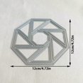 thumbnail image 3 of Troquel de corte metálico MCPOOX Marco octagonal 12 x 12 cm, 3 of 3