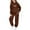 Brown-2, variant on LRen Girls Outfits Size 10 Valentines Bowknot Print Crew Neck Long Sleeve Valentines Hoodies Hoody Sweatshirt Drawstring Pants Loose Kids Fall Outfits Sweat Suit