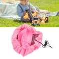 thumbnail image 3 of Drawstring Toy Storage Organizer, Polyester Multifunctional Toy Mat Storage Bag Waterproof  for Camping Pink,Blue,Green, 3 of 7