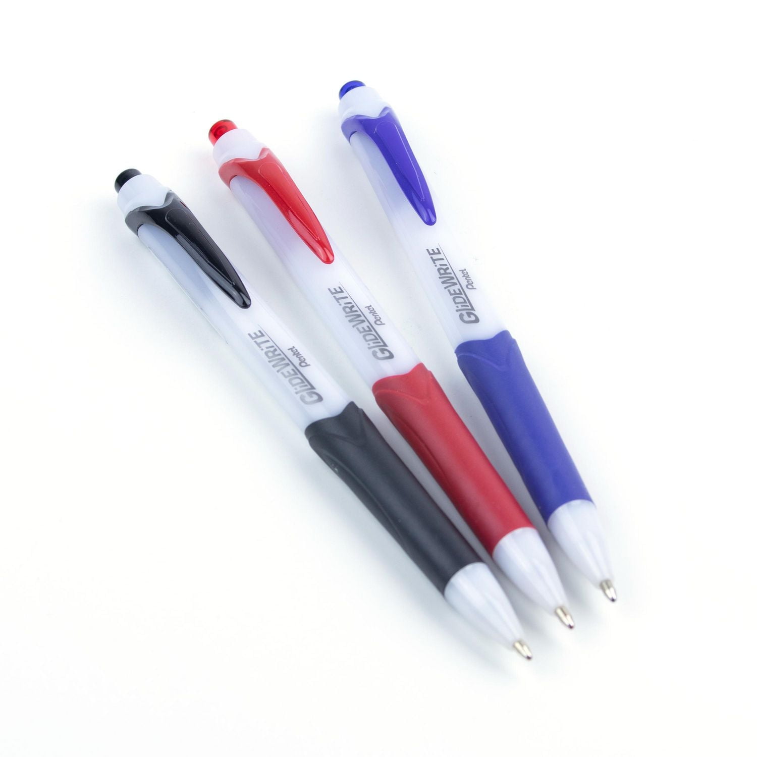 GlideWrite Ballpoint Pen with TechnIFlo Ink, 1.0mm Bold Point, 3PC Assorted Pack, Ballpoint pen