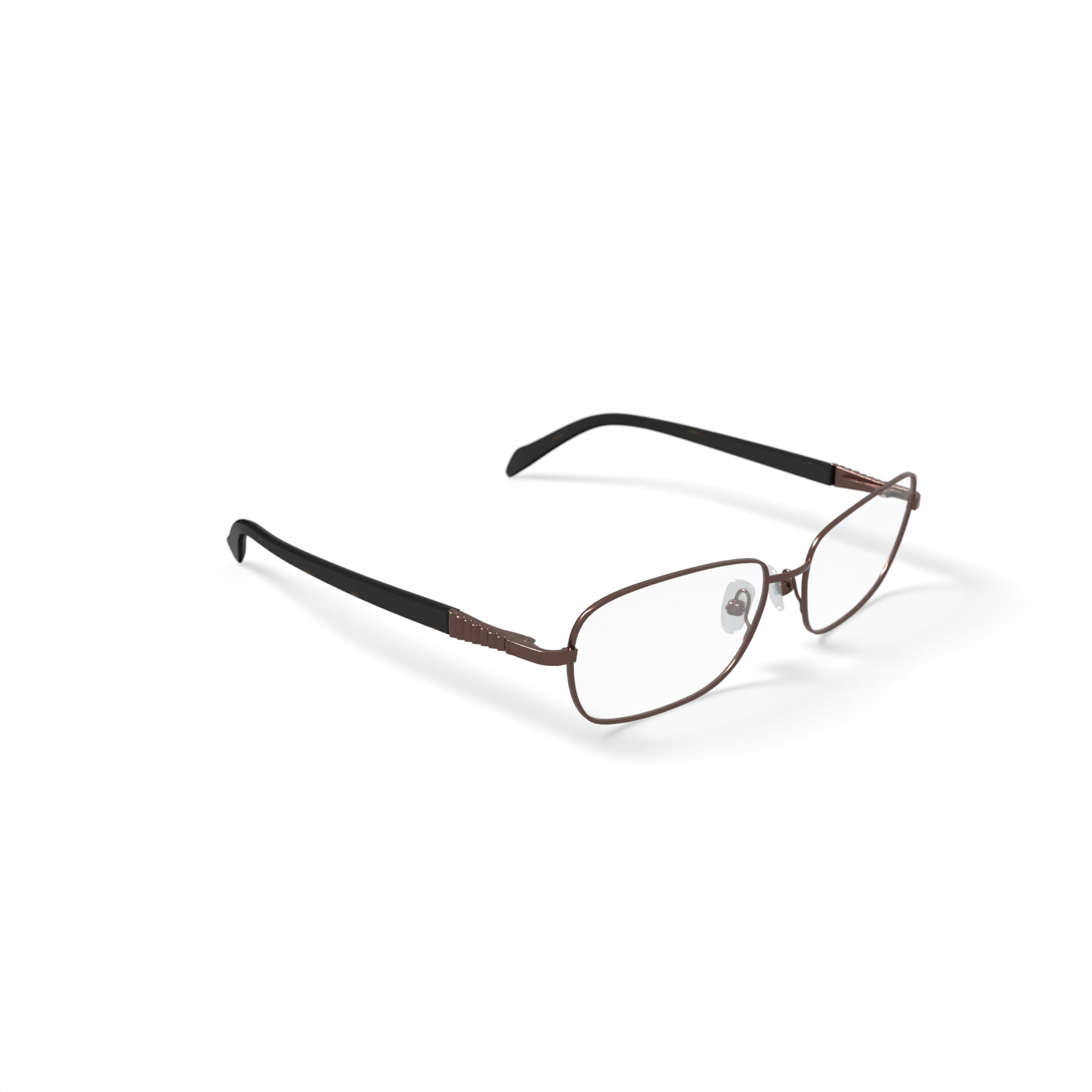 Laura Ashley Women's Mia Rectangular Prescription Eyeglasses with Case, Rose/Tort