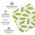 thumbnail image 4 of Pofeuu Corns Print Leather Coasters Set of 6, Round Cups Mugs Mat Pad for Home Kitchen Heat Resistant Drink Coasters,Square, 4 of 7