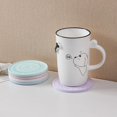 thumbnail image 4 of Sous-verres Absorbants Polyvalents Coloré Diatomite Tasse Mat Antidérapant Résistant à la Chaleur Protégeant les Accessoires de Décoration de Table pour le Bureau à Domicile et la Cuisine, 4 of 8