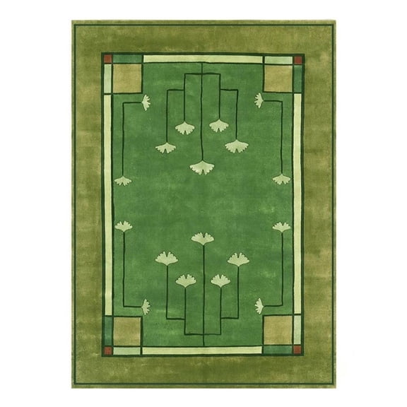 Pemberly Row Arts and Crafts Soft Washable Non Slip Area Rug (8' x 10')