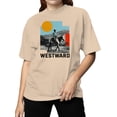thumbnail image 2 of Westward Cowboy Ride Vista Women's T-shirt, 2 of 3