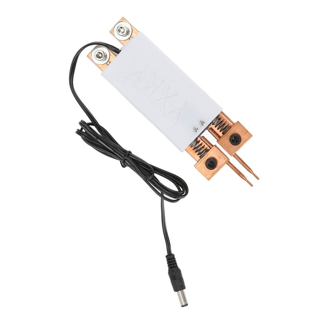 Spot Welding Pen Kit, Spot Welding Pen Automatic Trigger Brass Rod Battery Integrated Double Springs For Electronics Black,White,Blue
