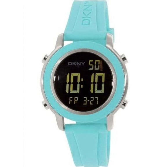 DKNY Tompkins Women's Blue Rubber Quartz Watch NY2326
