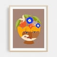 thumbnail image 2 of Abundance of Thoughts - India Digital Art Surrealism Modern Art Abstract Flowers Botanical Geometric Fruit Unframed Wall Art Print 9 x 12 inches, 2 of 13