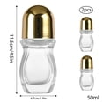 thumbnail image 5 of Necvior 1/2/4/8 Bottles Glass Empty Roller Bottles Empty Deodorant Containers Refillable Ball Bottles for Essential Oil, 5 of 14