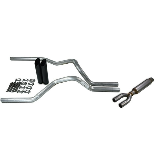 Dodge Ram 1500 Truck 0918 2.5" Dual Truck Exhaust Kits with Glasspack