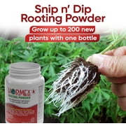 Hormex Rooting Powder #8 - Root Hormone & Stimulator for Semi-Hardwood Plant Cuttings, (2 Pack)
