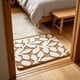 thumbnail image 5 of CaiYueKe Leaf Pattern Bath Mat Soft Absorbent Microfiber Rug Non Slip Bathroom Mat Washable Shower Mat for Bathroom Kitchen Entryway Indoor Decor Quick Dry Floor Mat Textured Design Home Decor, 5 of 7