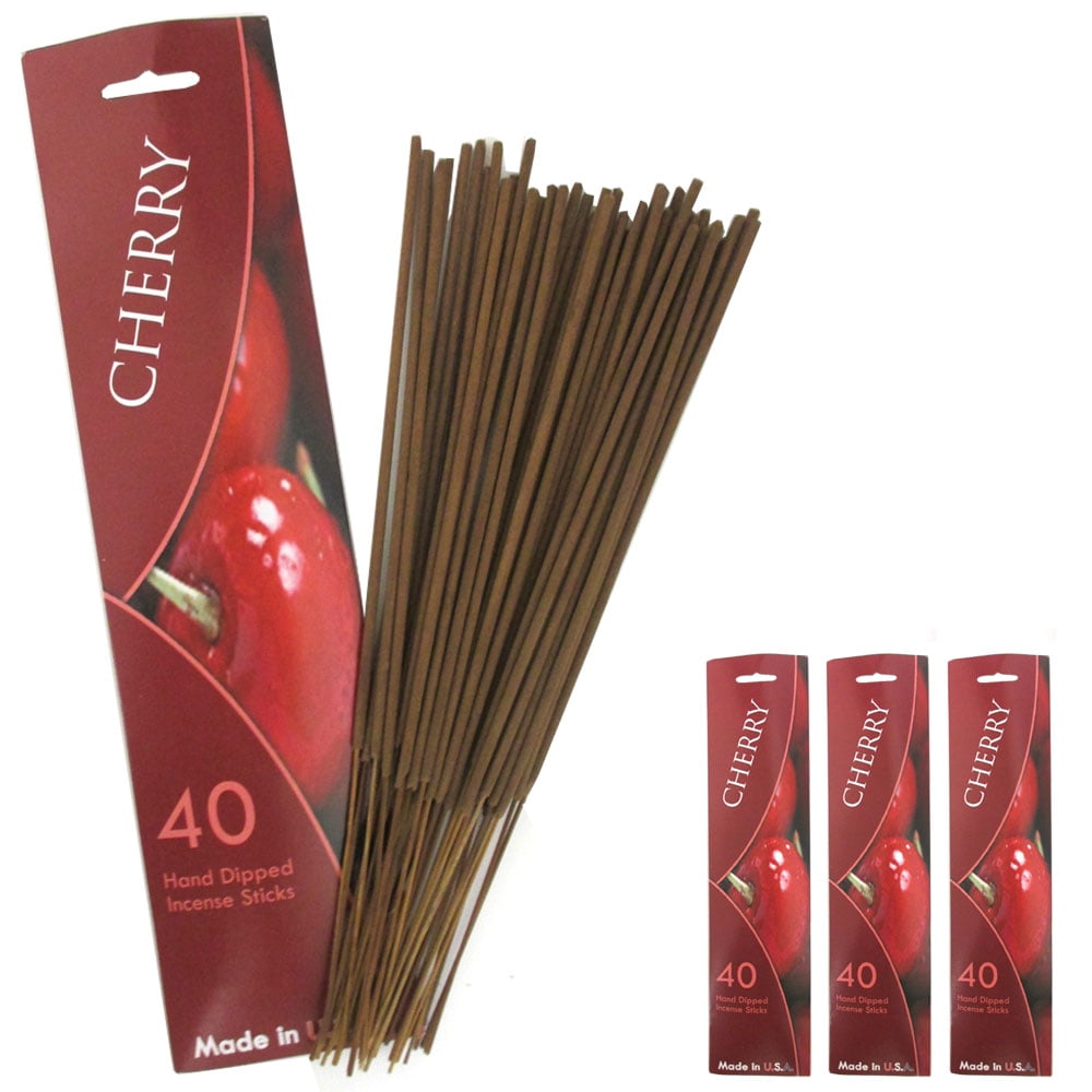 120 Cherry Incense Sticks Scent Burning Perfume Handmade Original