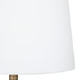 thumbnail image 4 of DecMode 29" White Table Lamp with White Velvet Shade, 4 of 10
