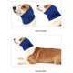thumbnail image 4 of Alivie la ansiedad suéter para mascotas cuello a prueba de viento oído elástico reducción de ruido manga cálida orejeras suministros para el hogar para interiores y exteriores azul M Eigraketly PT000623-02, 4 of 7