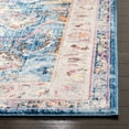 thumbnail image 3 of SAFAVIEH Bristol Calvagh Oriental Polyester Area Rug, Blue/Light Gray, 5'1" x 7'6", 3 of 8