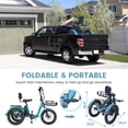 thumbnail image 2 of ABORON Folding Electric Trike for Senior 6 Speed, 750W Adult Motorized Tricycle Foldable Commute 3 Wheels E-Bike w/48V Battery and Storage Baskets, 2 of 9