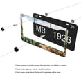 thumbnail image 5 of Desert Scenery 1 License Plate Frames for Women Men Car Plate Holder Cover Metal Tag Aluminum Car Accessories Front Rear Plate Decor, 5 of 6