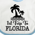 thumbnail image 4 of Inktastic First Trip to Florida Vacation Boys or Girls Baby Bib, 4 of 4