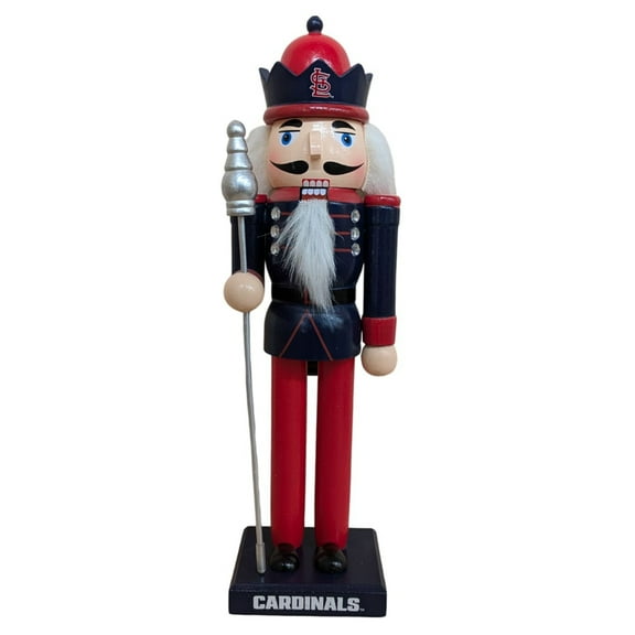 St. Louis Cardinals 12" Wooden Nutcracker Statue