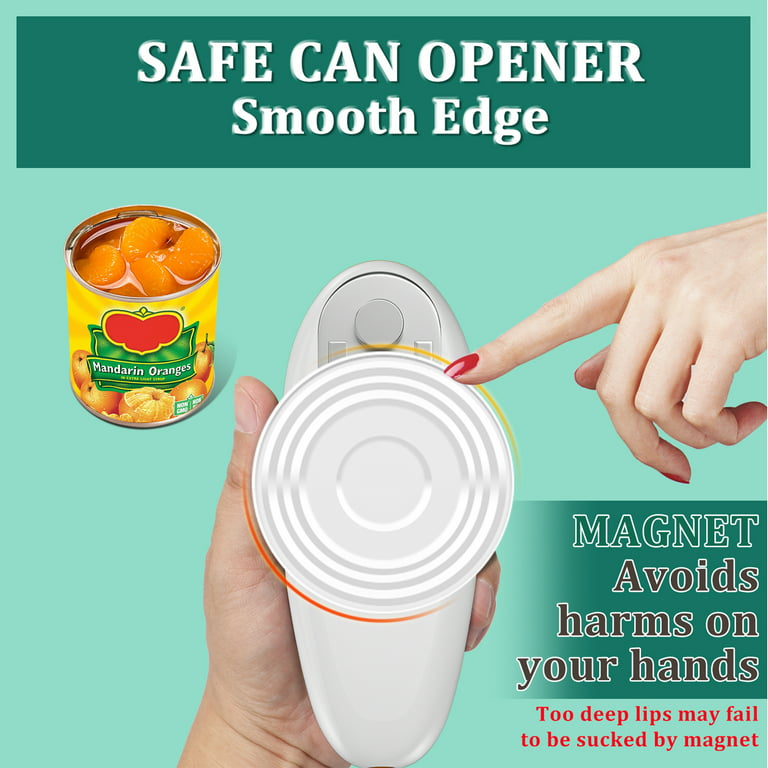 Homelet Electric Can Opener Prime Smooth Edge Safe Universal One