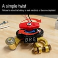 thumbnail image 4 of Battery Disconnect 12V/24V Digital Voltage Display Brass leakage High 360 Battery Conductivity Rotating Car, 4 of 8