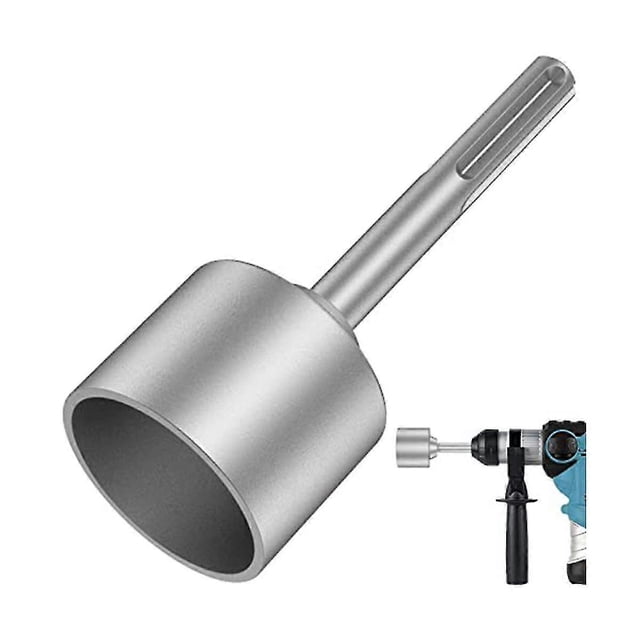 Sds-max Ground Rod Driver, 65mm Heavy Duty Steel Drill Bit Driver,for Rotaryhammer Drill Grounding
