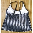 thumbnail image 3 of Bañador Tankini de lunares retro para mujer Traje de baño de dos piezas Adepaton CJWUS-4231, 3 of 7