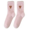 thumbnail image 2 of Calcetines gruesos y cálidos de invierno para mujer, con forro polar, hasta media pantorrilla | Calcetines suaves y cómodos para dormir | Calcetines térmicos de moda para el frío | Calcetines, 2 of 6