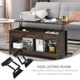 thumbnail image 3 of ORDDIART 1 Pair Lift Up Hinges Heavy Duty Black Iron For Furniture Support In Home Projects, 3 of 4