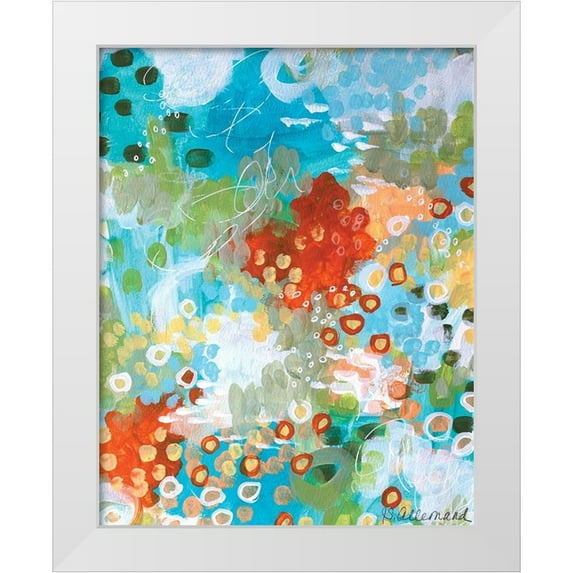 Allemand, Sue 12x14 White Modern Wood Framed Museum Art Print Titled - Superbloom