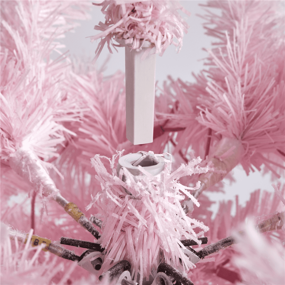 Renwick 4.5ft Artificial Christmas Tree, Pink