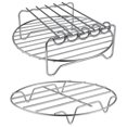 thumbnail image 1 of Air Fryer Rack Xl Air Fryer Accesorios, Rack de doble capa Afortunado Sencillez, 1 of 5