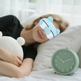 thumbnail image 4 of Antifaz 3D transpirable para dormir para hombres, mujeres y estudiantes | Bloquea la luz, cómodo y portátil para siestas, viajes y oficina | Tela azul grisácea, 4 of 6