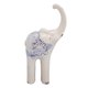 thumbnail image 3 of Escultura de elefante de porcelana, decoración de cerámica de elefante, adorno de porcelana azul y blanco seguro, escultura de cerámica de elefante, tecnología de vanguardia, 3 of 9