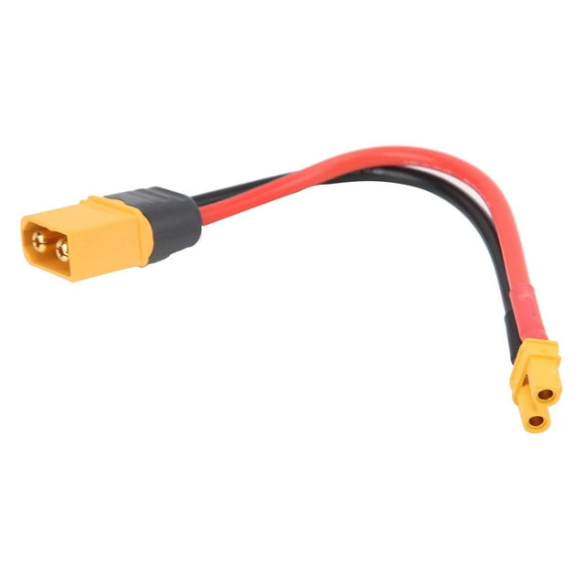 XT60 Male To XT30 Female Adapter, 16AWG XT60 Male To XT30 Female Plug Flexible Silicone For RC Lipo Battery Charger