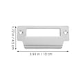 thumbnail image 2 of KONTONTY 6Pcs Reinforcement Strike Plate for Door Security Metal Lock Plates for Wooden Rooms, 2 of 8
