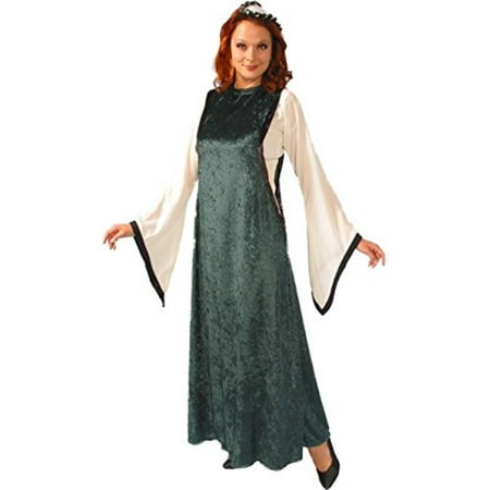 Alexanders Costumes 27-220-GR Womens Noble Maiden, Green - Small