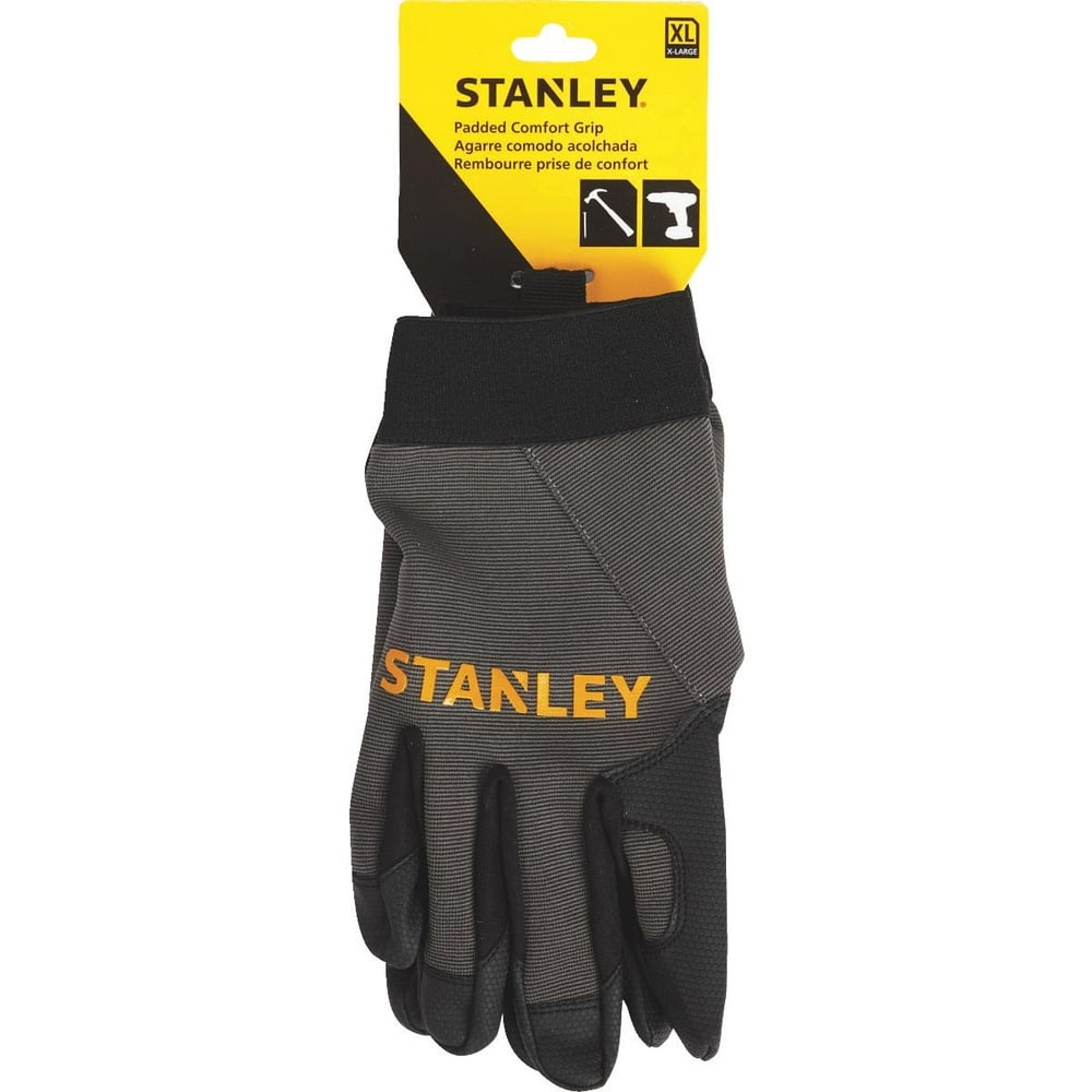 Stanley Men's XL Synthetic Fabric Padded Comfort Grip High Performance