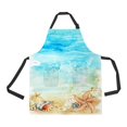 thumbnail image 1 of EREHome pink damask Apron with Pockets for Women Men, 1 of 2