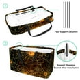 thumbnail image 4 of Spider Web Large Capacity Reusable Foldable Decorative Box Storage Bin Oxford Cloth Shopping Bags, 4 of 7