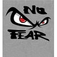 thumbnail image 2 of No Fear Classic Logo Adult Heather Gray Long Sleeve Hoodie-Medium, 2 of 3