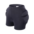 thumbnail image 2 of Almencla Padded Shorts 3D Padded Skating Protective Gear for Snowboard Riding Outdoor L, 2 of 8