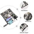thumbnail image 4 of 2 Pack Wet Dry Bags,Dark-themed Straw Doll Waterproof Reusable Dual Zipper Bags for Swimwear, Gym Clothes, Toiletries, Baby Diapers, 4 of 8